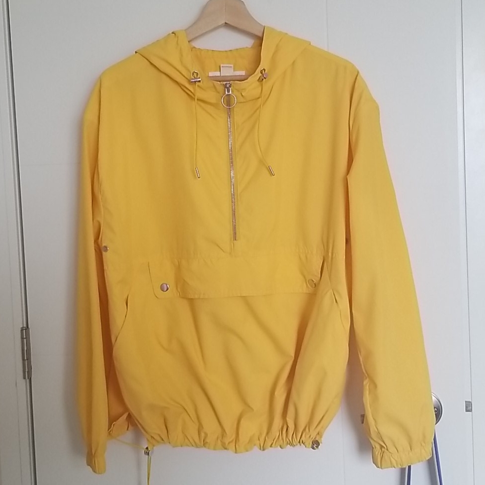 Half-zip windbreaker hoodie